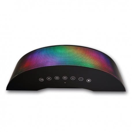 bluetooth-speaker-interactive-led.jpg BLUETOOTH SPEAKER W/INTERACTIVE LED LIGHT#76801 - Image 1