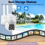 DoHonest Security Camera Outdoor HD 1080P Wi-Fi IP Cam Pan Tilt 360