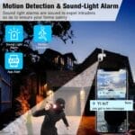 DoHonest Security Camera Outdoor HD 1080P Wi-Fi IP Cam Pan Tilt 360