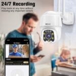 DoHonest Security Camera Outdoor HD 1080P Wi-Fi IP Cam Pan Tilt 360