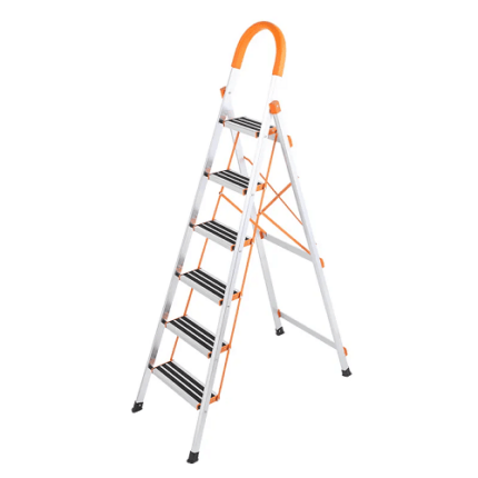 LADDER 6-STEP Aluminum alloy + orange