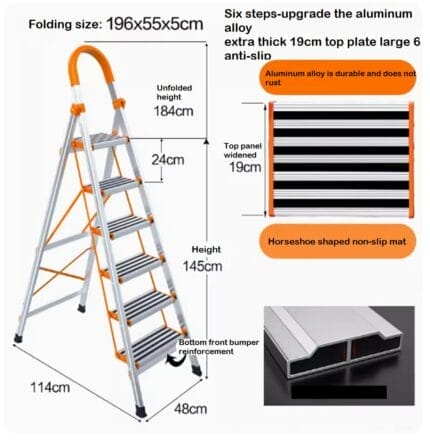 LADDER 6-STEP Aluminum alloy