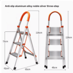 LADDER 3-STEP Aluminum alloy + orange