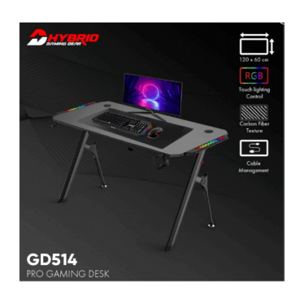 FANTECH DHYBRID GD514 RGB LED GAMING DESK