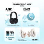 FANTECH WH05A GO VIBE Bluetooth Active Noise Cancelling WIRELESS HEADSET