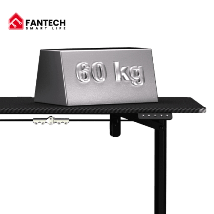 BLACK Fantech WS311 Work Station Adjustable Rising Desk