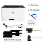 HP Color Laser 150nw – Color Laser Printer – 18 ppm (mono), 4 ppm (color) – 600 dpi – USB, Ethernet, Wi‑Fi