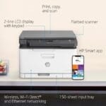 HP Color Laser MFP 178nw – Color Laser All‑in‑One Printer – Print, Copy, Scan – 18 ppm (mono), 4 ppm (color) – 600 dpi – USB, Ethernet, Wi‑Fi