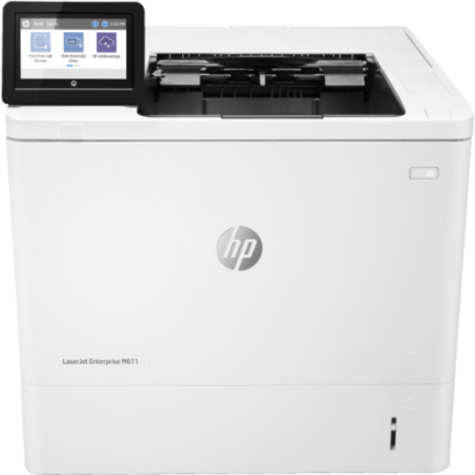 HP LaserJet Enterprise M611dn – Monochrome Duplex Laser Printer – 61 ppm – 1200×1200 dpi – Ethernet / USB – Windows & macOS