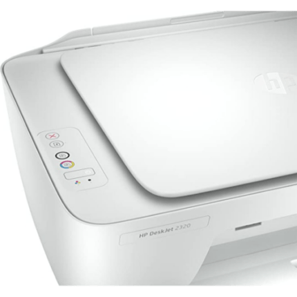 HP DeskJet 2320 – All‑in‑One Color Inkjet Printer – Print, Copy, Scan – 7.5 ppm Black / 5.5 ppm Color – 4800 dpi – USB