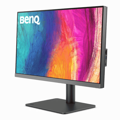 BenQ PD2706U – 27" 4K UHD IPS Designer Monitor – 90W USB‑C – HDR400 – AQCOLOR Technology – Factory‑Calibrated – DualView – Darkroom Mode – Animation Mode – CAD/CAM Mode – KVM