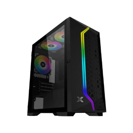 XIGMATEK Gemini ii black matx argb led