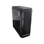 COUGAR MX 331 MESH MID TOWER GAMING CASE two 2.5” SSDs, and two 3.5” HDDs