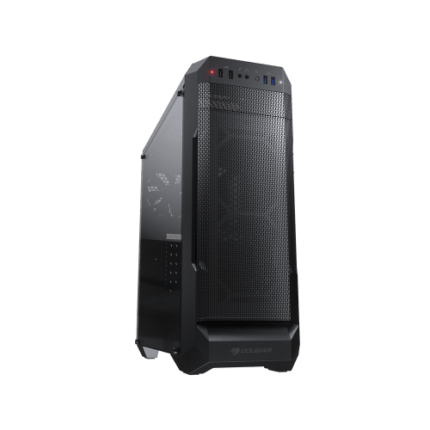 COUGAR MX 331 MESH MID TOWER GAMING CASE two 2.5” SSDs, and two 3.5” HDDs