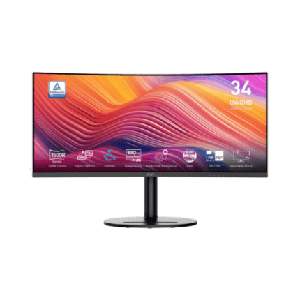 MSI Modern MD342CQP 34-in 1440p HDR 120 Hz Ultrawide Curved Monitor ltrawide QHD