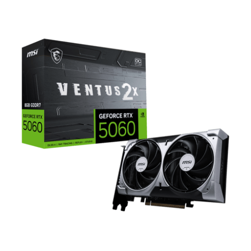 RTX50608GVENTUS2X MSI GeForce RTX 5060 8G VENTUS 2X OC