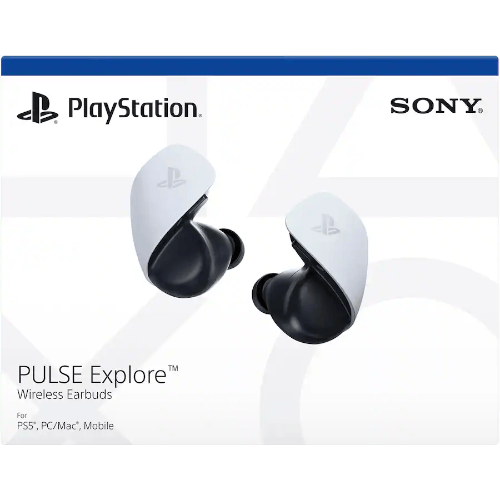 PULSEExploreW Sony PlayStation PULSE Explore Wireless Earbuds with Charging Case for PS5 White