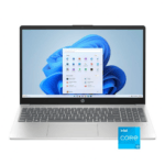 HP 15-fd0133wm Laptop 15.6" - Intel Core i3-N305 1.0GHz - 256GB - Natural Silver - 8GB RAM - 15.6 Inch