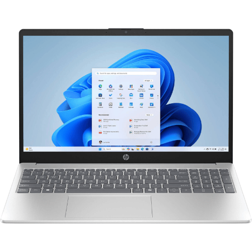 15-fd0250wm HP 15-fd0250wm Laptop, 15.6" FHD Display, Intel Core i5-1334U Processor, 8GB RAM, 512GB SSD, Intel Iris Xe Graphics, English Keyboard, Windows 11 Home, Natural Silver