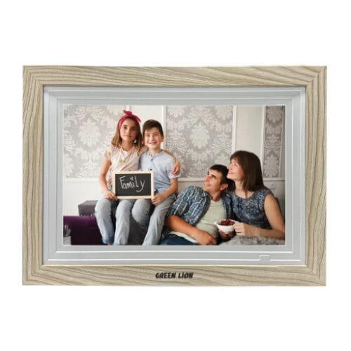 Green Lion Digital Picture Frame Touch Screen Display 10.1 Inch - Wooden Green Lion Digital Picture Frame Touch Screen Display 10.1 Inch - Wooden