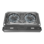 Porodo Gaming Crystal Shell Laptop Cooling Pad