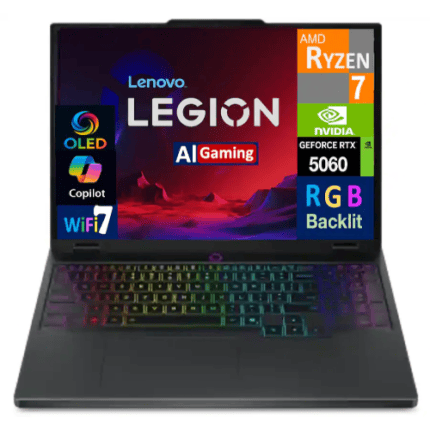 Lenovo Legion 5 G10 AMD Ryzen7260 1TBNVMe 16GBDDR5 15.1Inch OLED NVIDIA GeForce RTX 5060 8GB Windows11 Black
