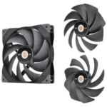 Thermaltake SWAFAN GT12 PC Cooling Fan 3 Types of Detachable Fan Blades High Pressure/High Air Flow/ Reversed (Single Fan Pack)