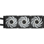 GIGABYTE AORUS WATERFORCE X II 360 Liquid CPU Cooler, 360mm Radiator with 3x 120mm low noise ARGB Fans, compatible with Intel LGA1700 & 1851 and AMD AM5 GP-AORUS WATERFORCE X II 360