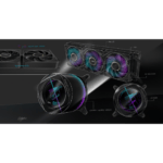 GIGABYTE AORUS WATERFORCE X II 360 Liquid CPU Cooler, 360mm Radiator with 3x 120mm low noise ARGB Fans, compatible with Intel LGA1700 & 1851 and AMD AM5 GP-AORUS WATERFORCE X II 360