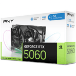PNY NVIDIA GeForce RTX 5060 8GB OC Dual Fan Graphics Card