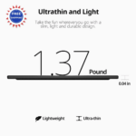 Anyuse 15.6'' Portable Ultra Slim Travel Monitor with Kickstand