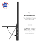 Anyuse 15.6'' Portable Ultra Slim Travel Monitor with Kickstand