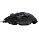 Logitech G502 HERO High Performance Wired Gaming Mouse HERO 25K Sensor 25,600 DPI RGB Adjustable Weights Black