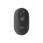 Logitech POP Mouse, Wireless Mouse with Customizable Emojis, SilentTouch Technology, Precision/Speed Scroll, Compact Design, Bluetooth Multi-Device OS Compatible, Graphite