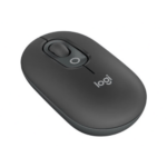 Logitech POP Mouse, Wireless Mouse with Customizable Emojis, SilentTouch Technology, Precision/Speed Scroll, Compact Design, Bluetooth Multi-Device OS Compatible, Graphite