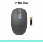 Logitech M196 Lightweight Bluetooth Wireless Optical Mouse Compact 3-Button Ambidextrous Mouse with Smooth Tracking Wireless Graphite