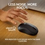 Logitech M241 Silent Bluetooth Mouse Wireless Compact Portable Smooth Tracking 18-Month Battery