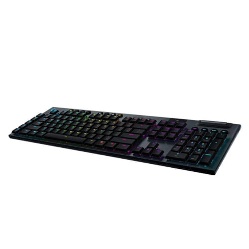 920-008962 Logitech G915 LIGHTSPEED Full-size Wireless Mechanical GL Clicky Switch Gaming Keyboard with RGB Backlighting Black