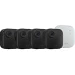 Blink Outdoor 4 XR Wireless security camera with extended range, up to 400 feet. Sync Module XR included 4 Cameras Black