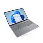 Lenovo ThinkBook 16 G8 IAL Laptop, 16" WUXGA IPS Display, Intel Core Ultra 7 255H Processor, 16GB RAM, 512GB SSD, Intel Arc 140T GPU, English (UK) Keyboard, No OS, Arctic Grey | 21SK0030GP